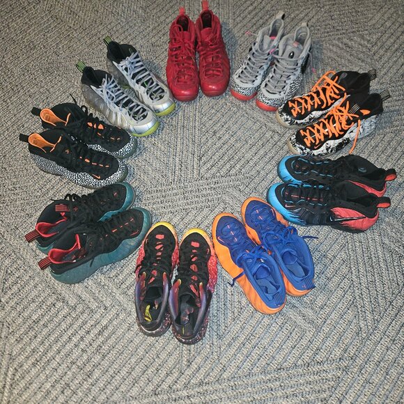 9 pair of Nike Foamposites main image 4